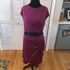 Narcisco Rodriguez Mulberry Burgundy Suzy Dress